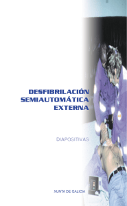 desfibrilación semiautomática externa