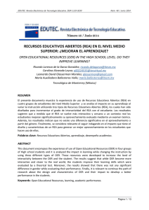 Recursos educativos abiertos (REA) en el nivel medio superior