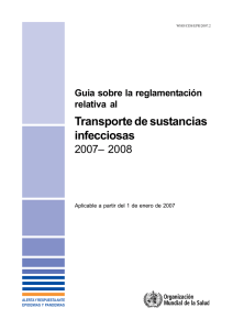 Guia sobre la reglamentación relativa al Transporte de sustancias