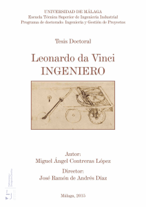 Leonardo da Vinci: Ingeniero - Repositorio Institucional de la
