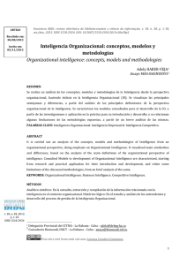 Inteligencia Organizacional: conceptos, modelos y metodologias