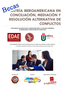 maestría iberoamericana en conciliación, mediación y