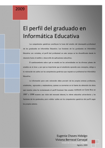 El perfil del graduado en Informática Educativa