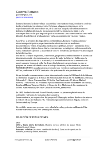 PDF con CV - Gustavo Romano