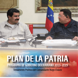 Plan de la patria 2013-2019 - Universidad deportiva del Sur