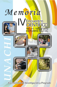 Memoria - Universidad Autónoma de Chiriquí