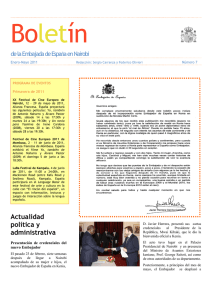 Boletín de la Embajada de España en Nairobi nº 7