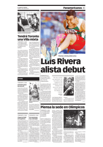 Luis Rivera alista debut