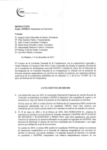 RESOLUCION Expte. S/0350/11 Asistencia en Carretera Consejo D