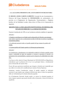 mociones presentadas por Ciudadanos, octubre 2015