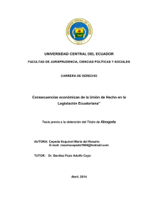 UNIVERSIDAD CENTRAL DEL ECUADOR Consecuencias