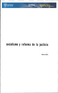 socialismo y reforma de la justicia