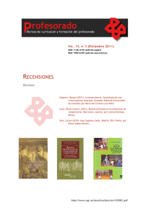 recensiones - Universidad de Granada
