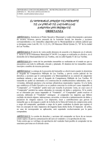 honorable concejo deliberante - Municipalidad de Las Varillas