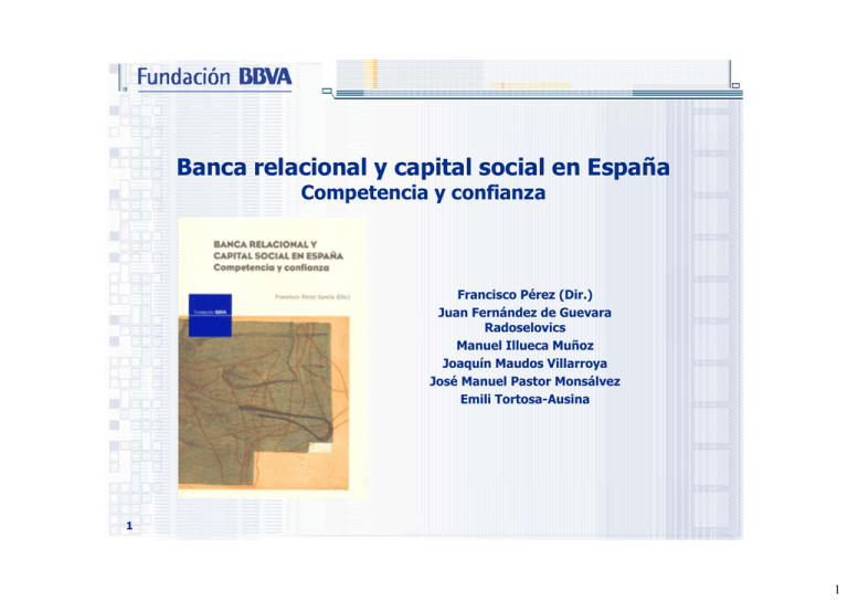 Banca Relacional Y Capital Social En España