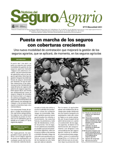 Noticias del Seguro Agrario nº 77 - Marzo/Abril 2011