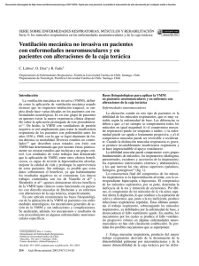 Ventilación mecánica no invasiva en pacientes con enfermedades