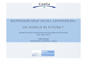 Conferencia "Responsabilidad social compartida: ¿un modelo de