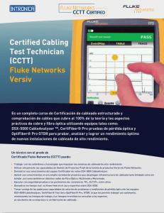 Certified Cabling Test Technician (CCTT) Fluke