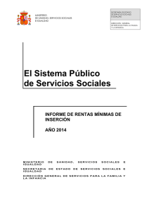 El Sistema Público de Servicios Sociales