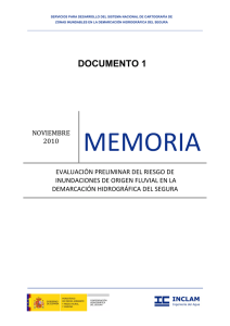 Memoria - Confederación Hidrográfica del Segura