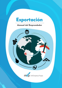 Exportación – Manual
