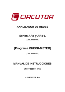 Series AR5 y AR5-L (Programa CHECK-METER)