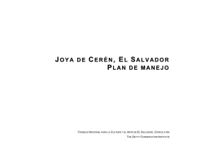 Plan de Manejo Joya de Cerén: Presentación y