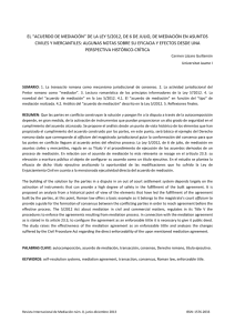 El "acuerdo de mediación" - Ajuntament de Vila-real