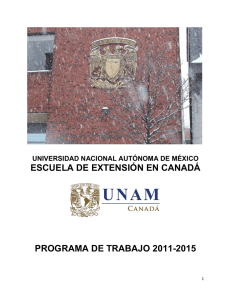 escuela de extensión en canadá programa de trabajo 2011-2015
