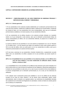 CAPITULO I. DISPOSICIONES COMUNES DE LAS