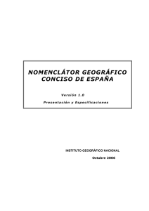 Nomenclátor Geográfico Conciso de España