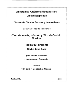 Universidad Autónoma Metropolitana Unidad lztapalapa Tasa de