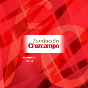 memoria 2014 - Fundación Cruzcampo