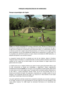 parques y sitios arqueológicos en honduras