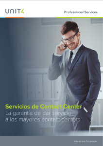 Servicios de Contact Center