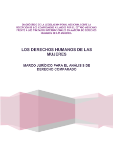 Diagnóstico de la Legislaión Penal Mexicana sobre la Recepción