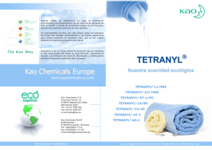 tetranyl - Kao Chemicals Europe