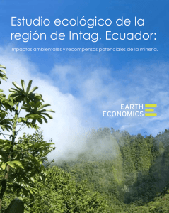 Estudio ecológico de la región de Intag, Ecuador