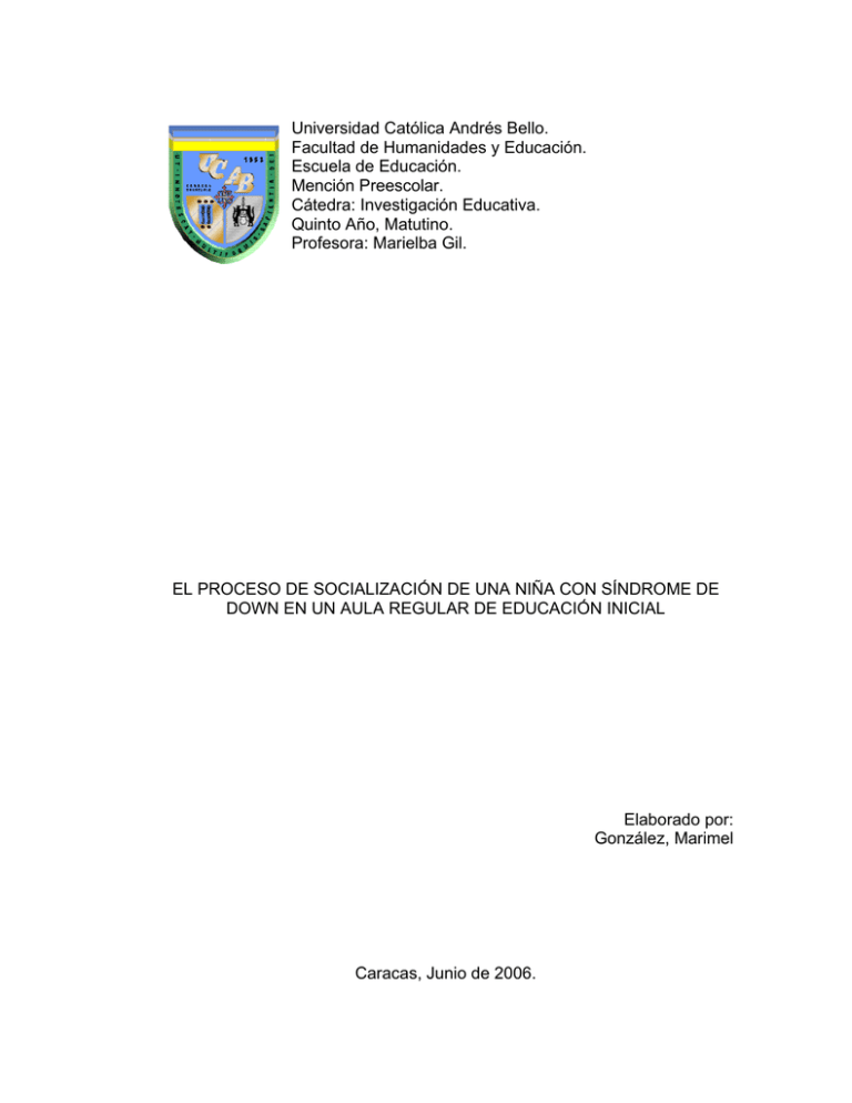 Universidad Cat lica Andr s Bello Facultad De Humanidades Y