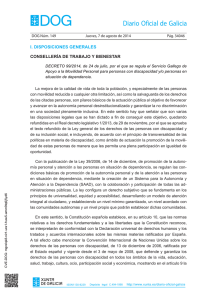 Decreto 99/2014, de 24 de julio, por el que se regula el Servicio