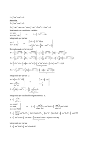 Page 1 1.- 2 3 tan sec x x dx ∫ Solución. 2 3 tan sec I x x dx = ∫ 2 2