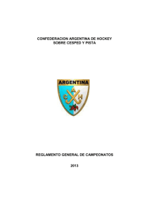 confederacion argentina de hockey sobre cesped y pista