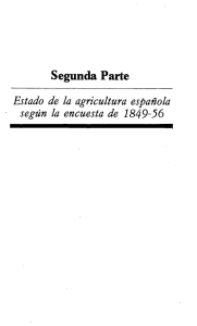 El estado de la agricultura española, según la encuesta de 1849-1856