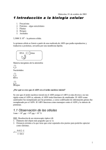 1 Introducción a la biología celular 1.1 Observación de