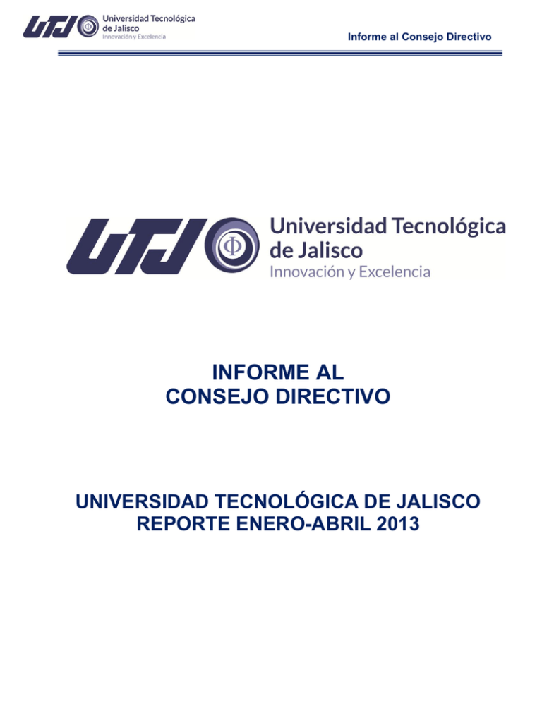 INFORME AL CONSEJO DIRECTIVO