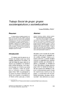 Trabajo Social de grupo - Revistas Científicas Complutenses