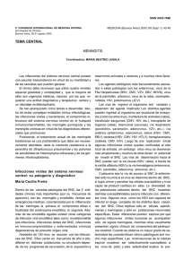 MENINGITIS Infecciones virales del sistema nervioso central: su