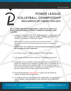 POWER LEAGUE VOLLEYBALL CHAMPIOSHIP