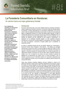 La Forestería Comunitiaria en Honduras
